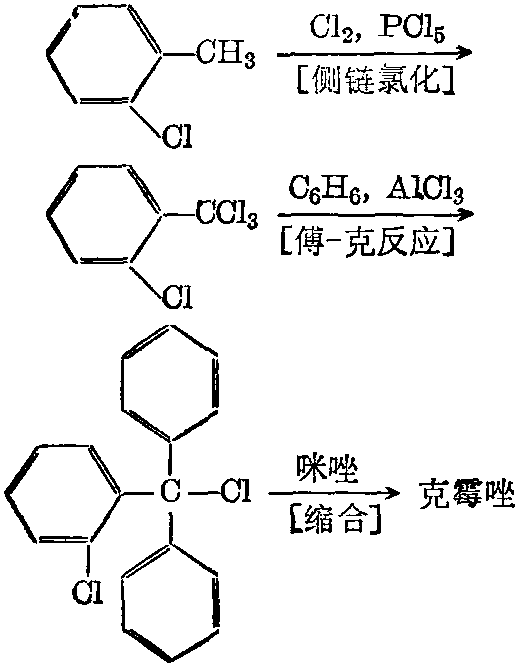 克霉唑合成图片